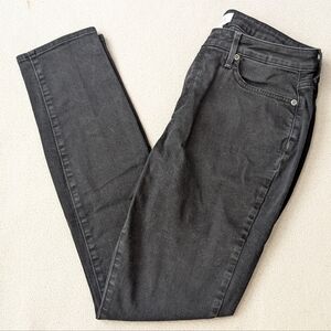 NYDJ Not Your Daughters Jeans Ami Skinny Size 8 Faded Black Stretch Denim USA